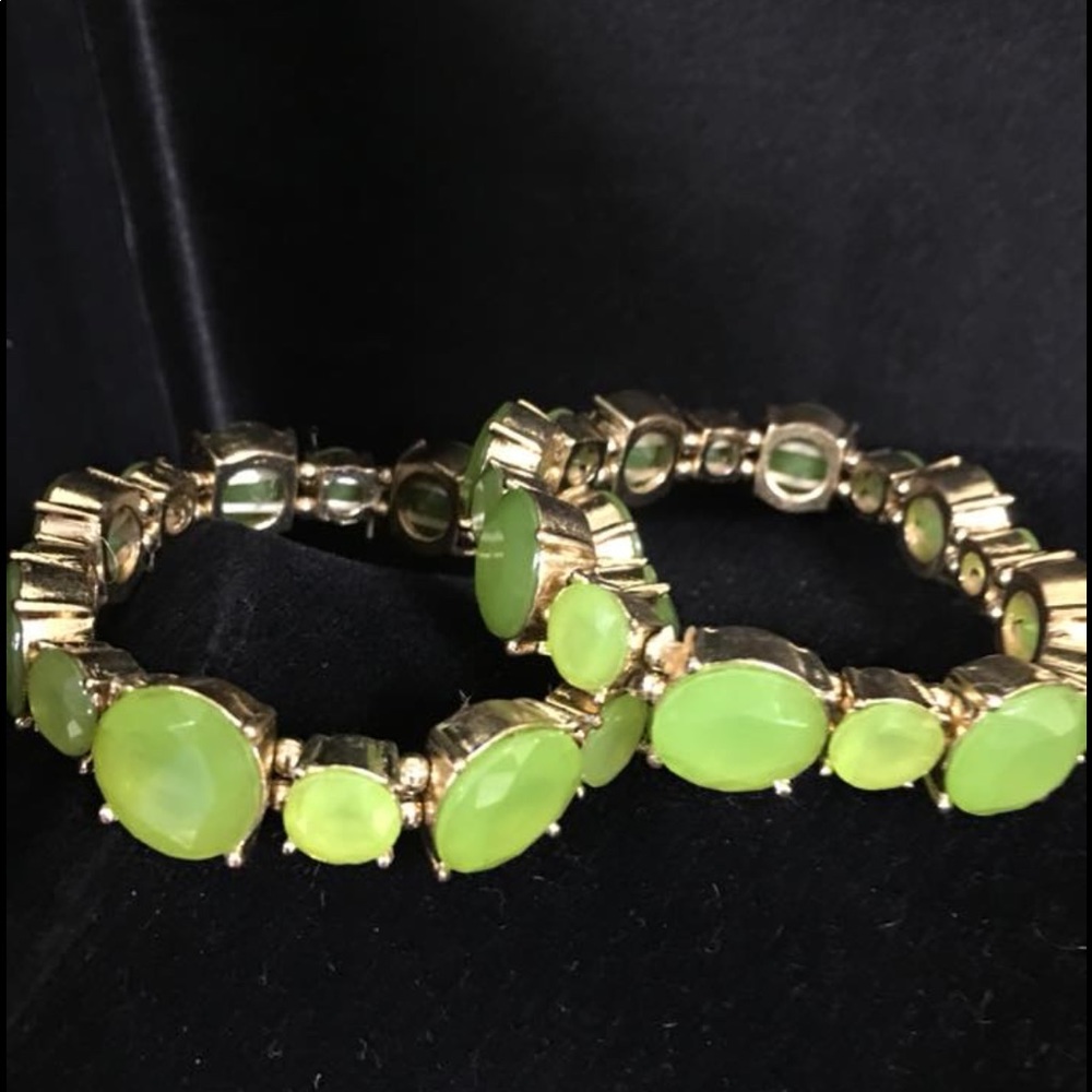Green bracelets